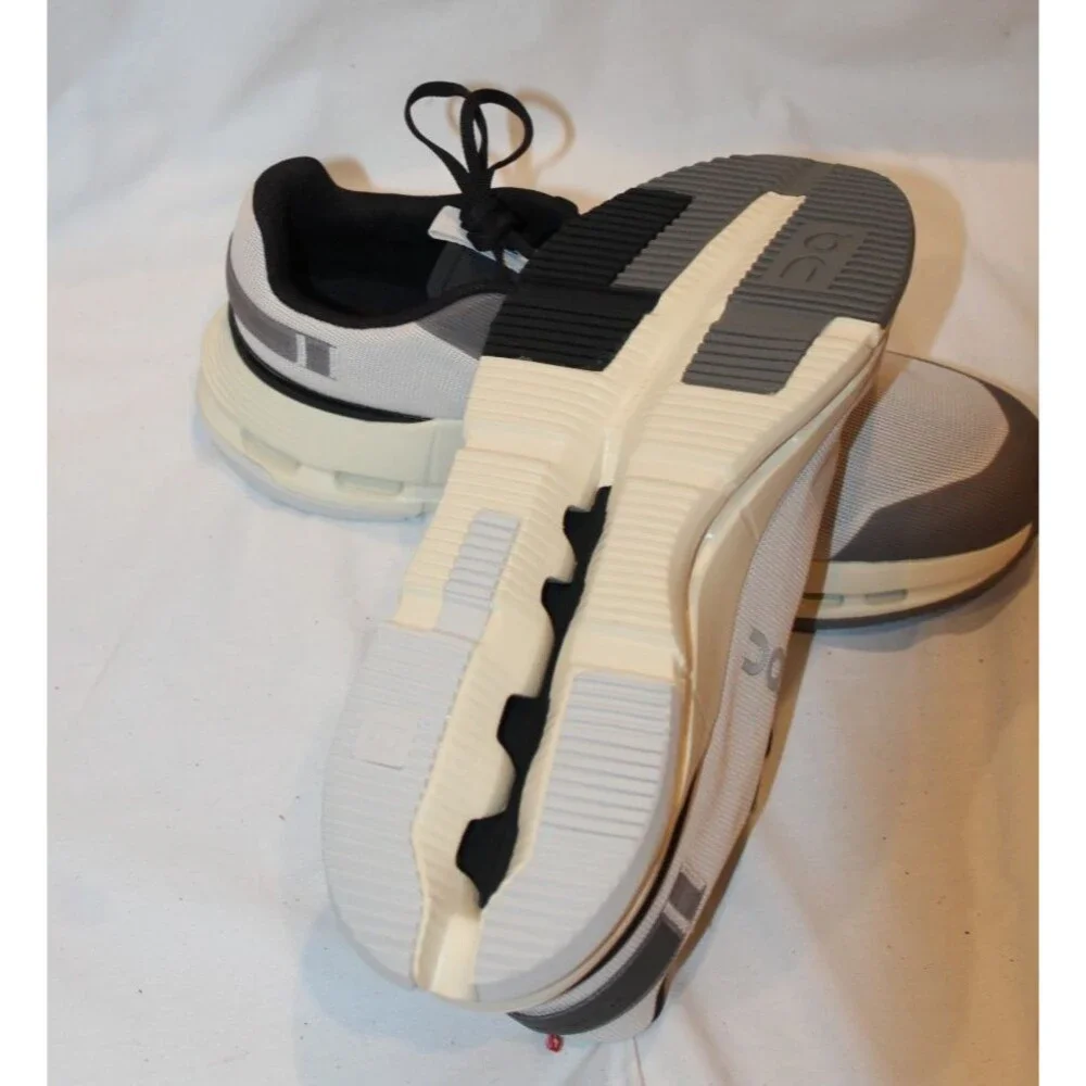 ON CLOUD WOMEN'S CLOUDNOVA FORM 2 RUNNING ATHLETIC SNEAKERS PEARL BLACK SZ 8.5